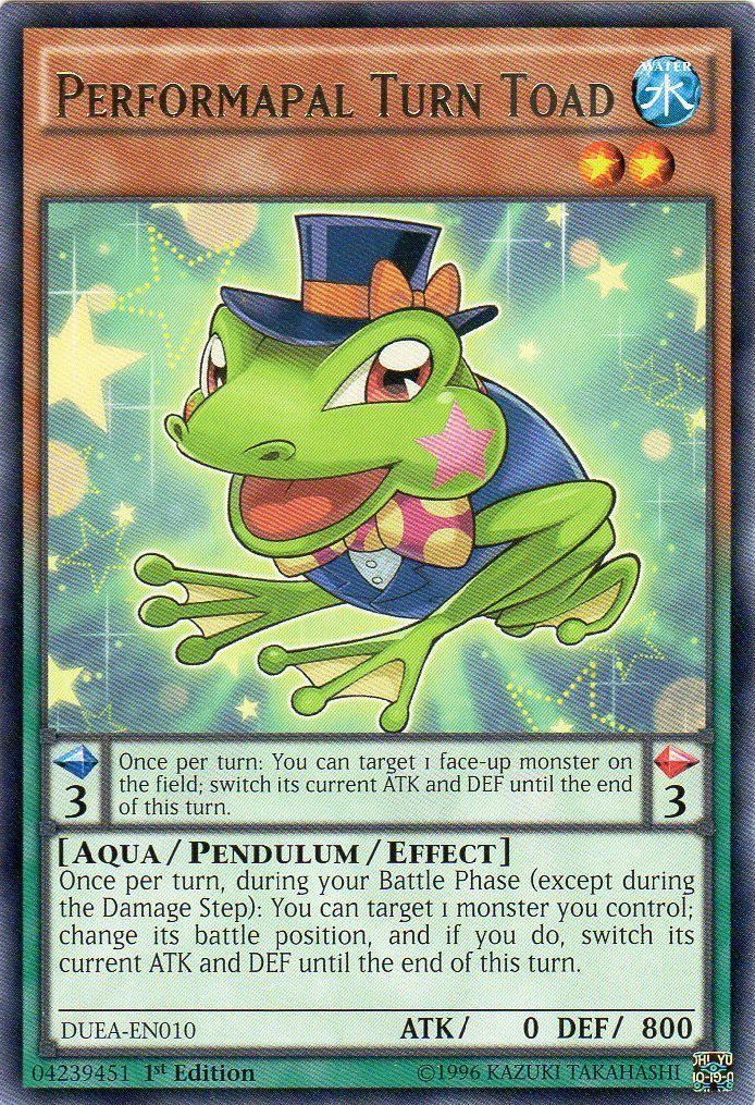 Performapal Turn Toad [DUEA-EN010] Rare | Deep Dive Games St. Marys