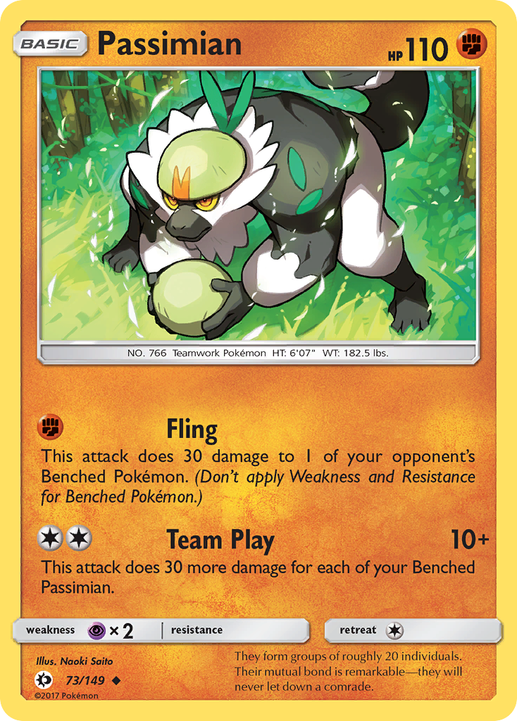 Passimian (73/149) [Sun & Moon: Base Set] | Deep Dive Games St. Marys