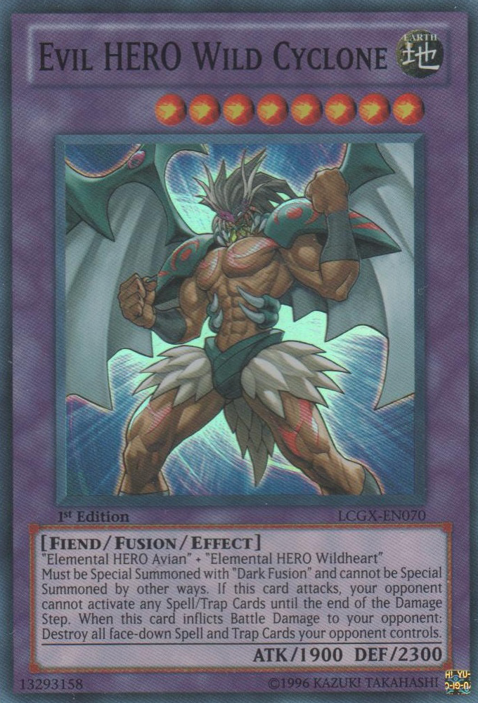 Evil HERO Wild Cyclone [LCGX-EN070] Super Rare | Deep Dive Games St. Marys