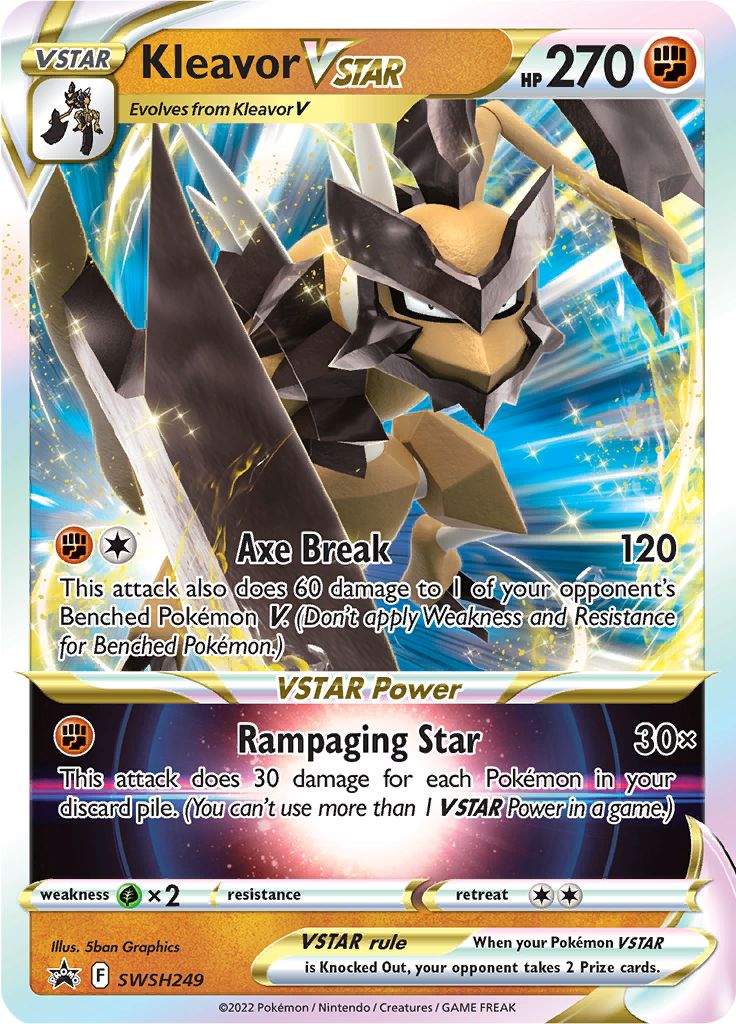 Kleavor VSTAR (SWSH249) (Jumbo Card) [Sword & Shield: Black Star Promos] | Deep Dive Games St. Marys