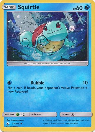 Squirtle (33/214) (Premium Collection Promo) [Sun & Moon: Unbroken Bonds] | Deep Dive Games St. Marys