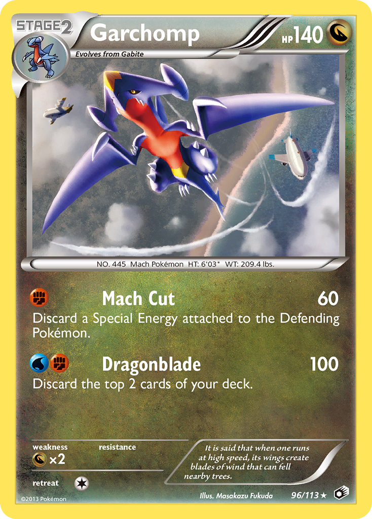 Garchomp (96/113) [Black & White: Legendary Treasures] | Deep Dive Games St. Marys