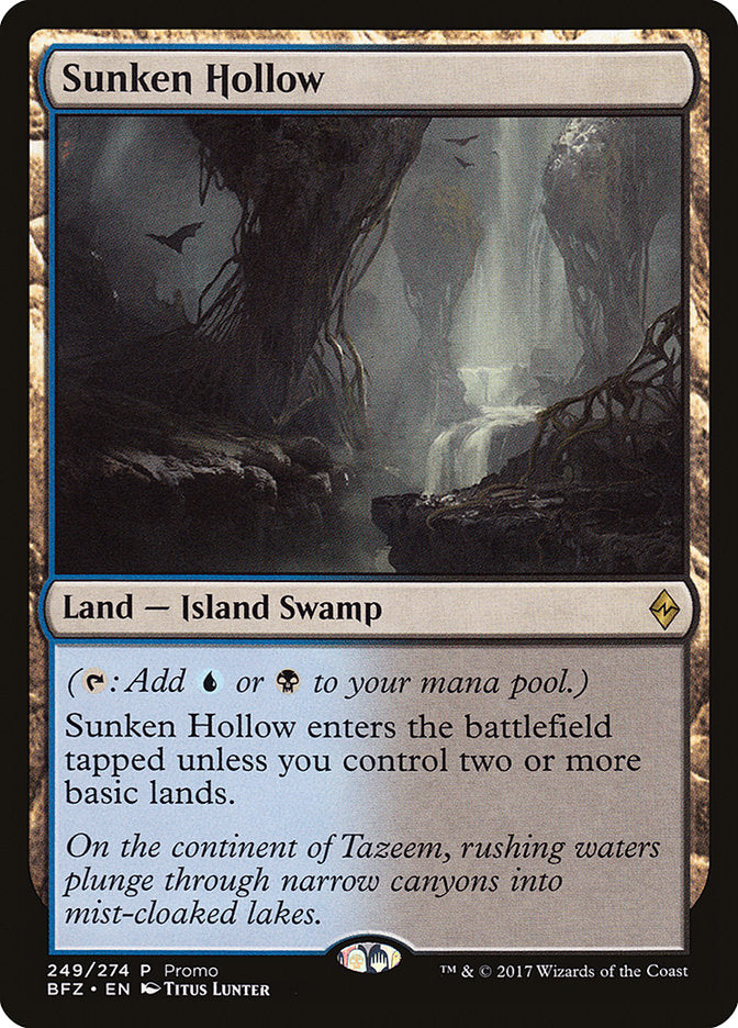 Sunken Hollow (Promo) [Standard Showdown Promos] | Deep Dive Games St. Marys