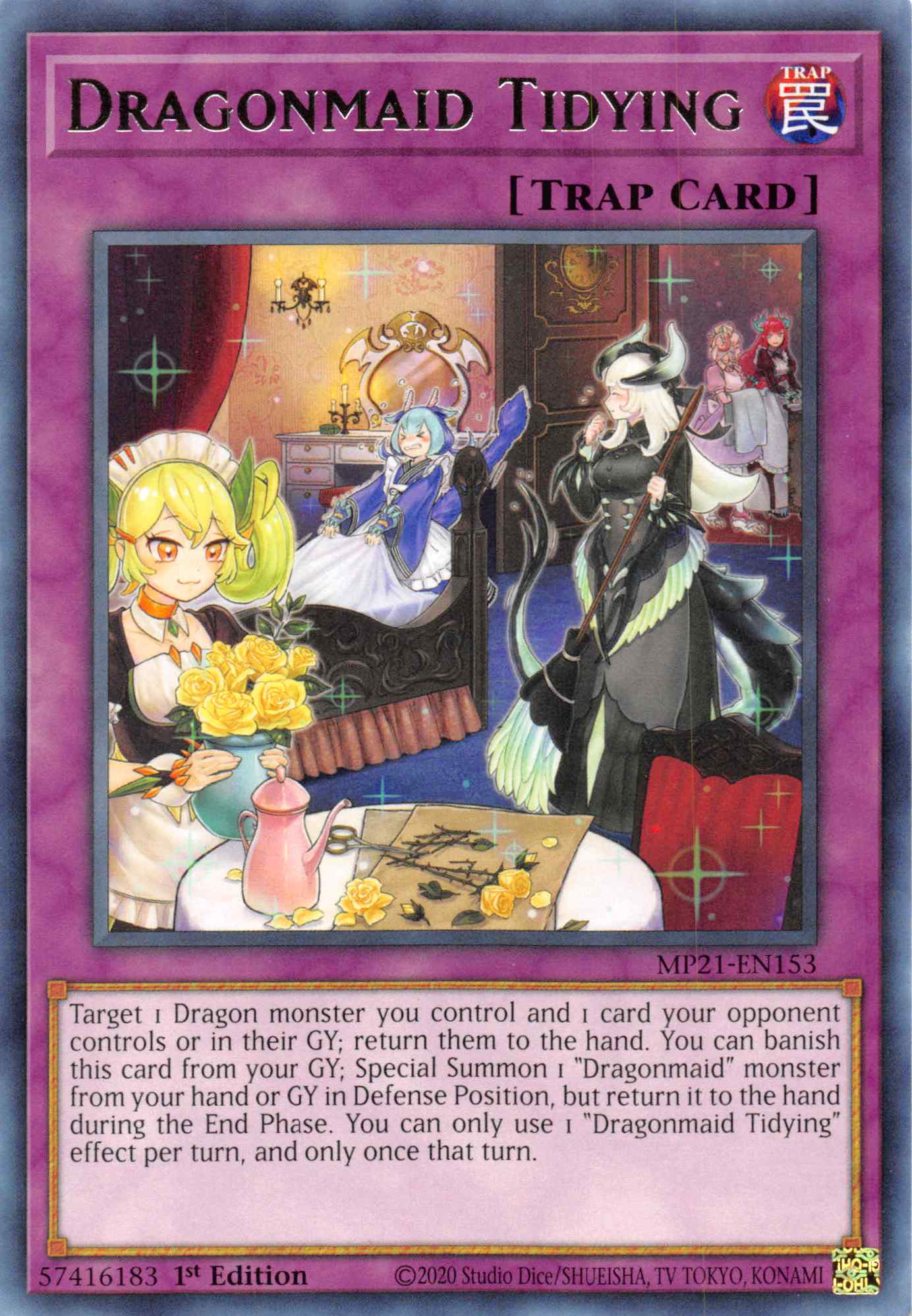 Dragonmaid Tidying [MP21-EN153] Rare | Deep Dive Games St. Marys