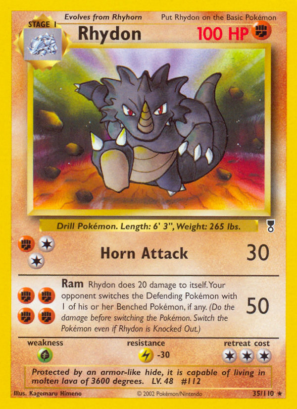 Rhydon (35/110) [Legendary Collection] | Deep Dive Games St. Marys