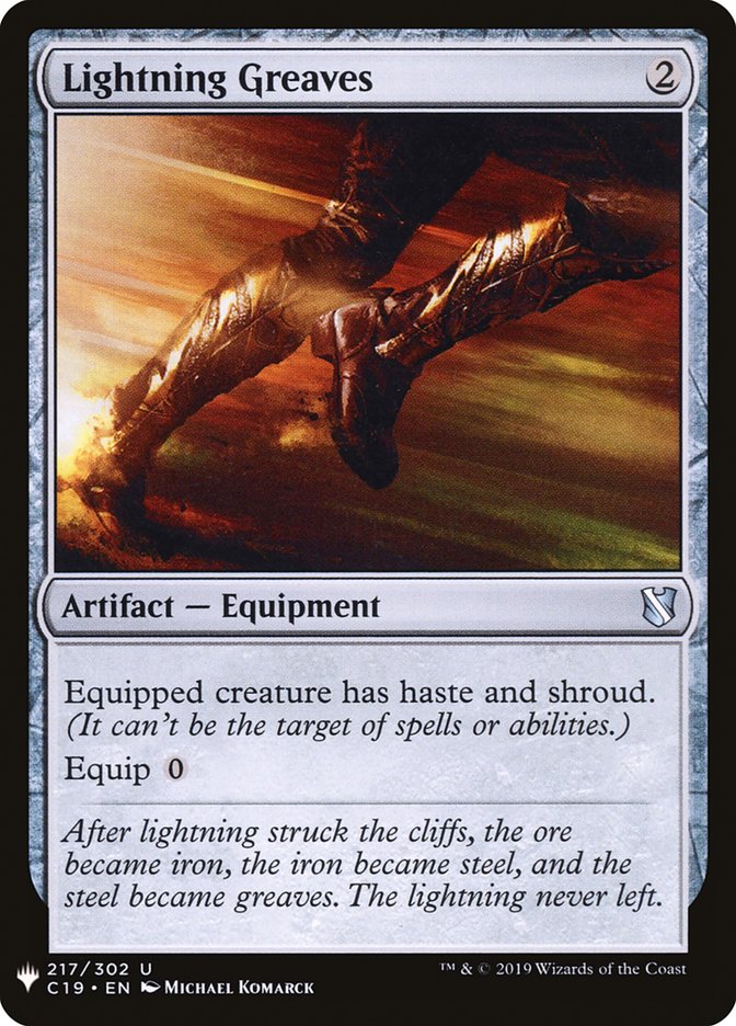 Lightning Greaves [Mystery Booster] | Deep Dive Games St. Marys