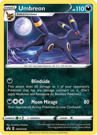 Umbreon (SWSH129) [Sword & Shield: Black Star Promos] | Deep Dive Games St. Marys