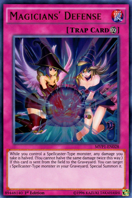 Magicians' Defense [MVP1-EN028] Ultra Rare | Deep Dive Games St. Marys