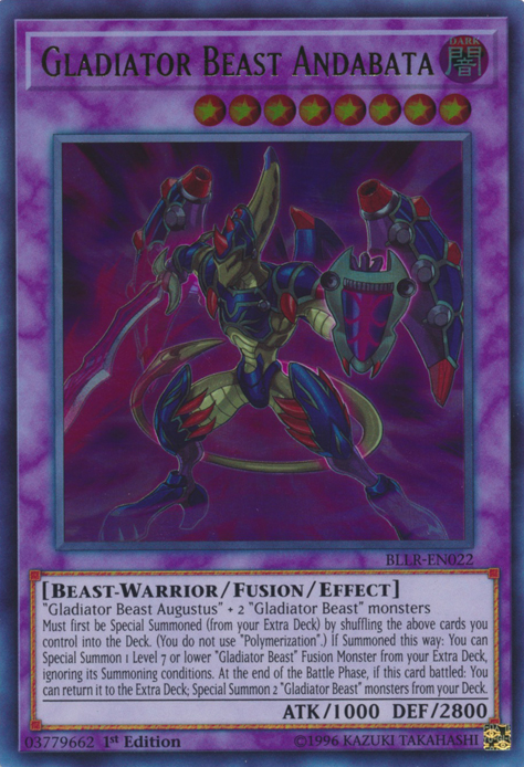 Gladiator Beast Andabata [BLLR-EN022] Ultra Rare | Deep Dive Games St. Marys