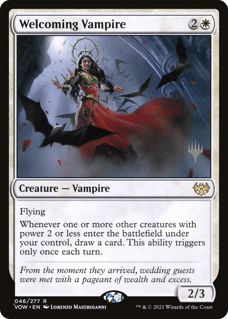 Welcoming Vampire (Promo Pack) [The Brothers' War Promos] | Deep Dive Games St. Marys