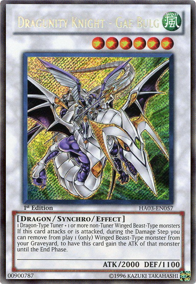 Dragunity Knight - Gae Bulg [HA03-EN057] Secret Rare | Deep Dive Games St. Marys