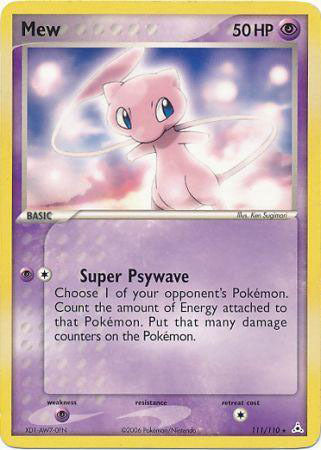 Mew (111/110) (Non Holo DVD Promo) [EX: Holon Phantoms] | Deep Dive Games St. Marys