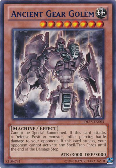 Ancient Gear Golem (Red) [DL18-EN004] Rare | Deep Dive Games St. Marys