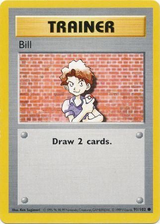 Bill (91/102) [Base Set Shadowless Unlimited] | Deep Dive Games St. Marys