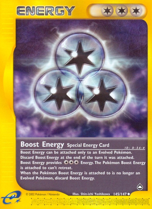 Boost Energy (145/147) [Aquapolis] | Deep Dive Games St. Marys