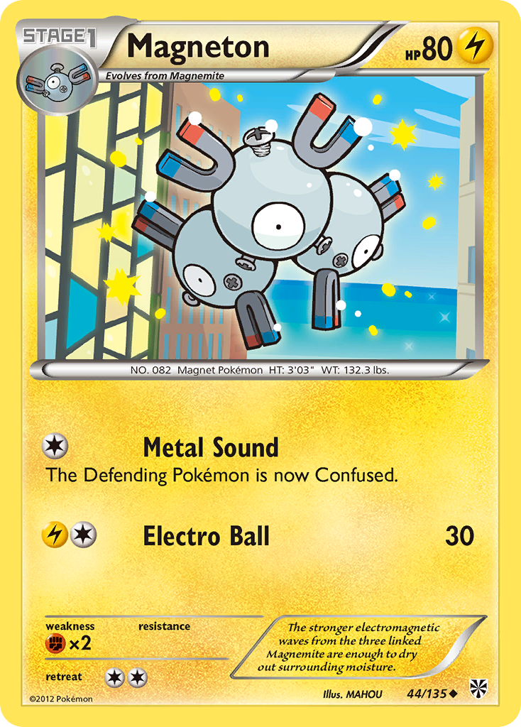 Magneton (44/135) [Black & White: Plasma Storm] | Deep Dive Games St. Marys