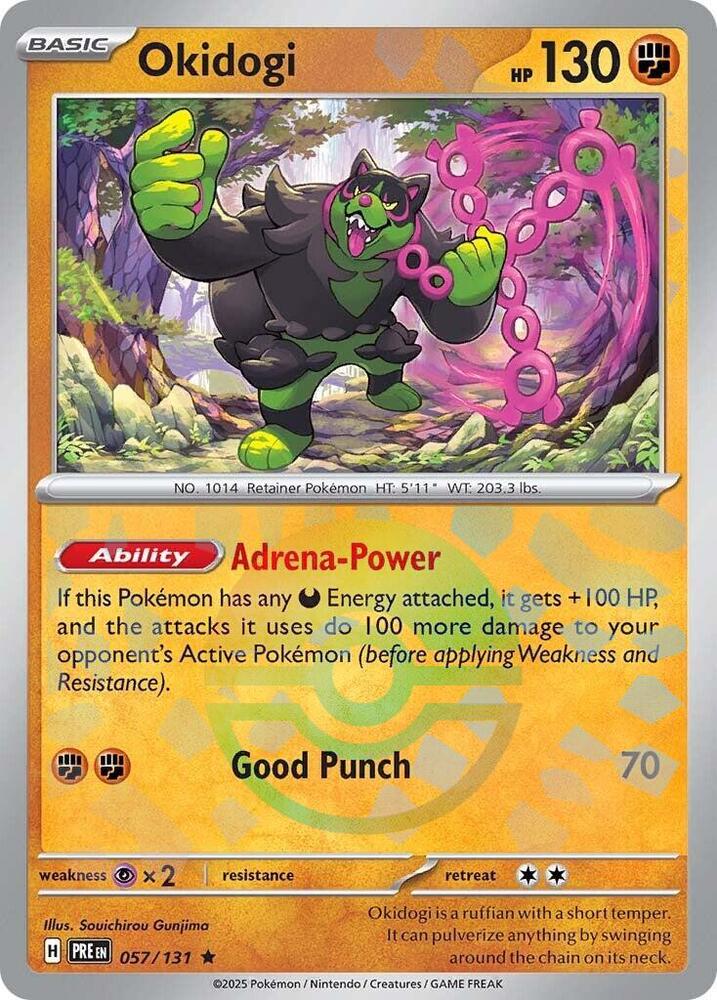 Okidogi (057/131) (Poke Ball Pattern) [Scarlet & Violet: Prismatic Evolutions] | Deep Dive Games St. Marys