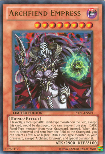 Archfiend Empress [STBL-ENSP1] Ultra Rare | Deep Dive Games St. Marys