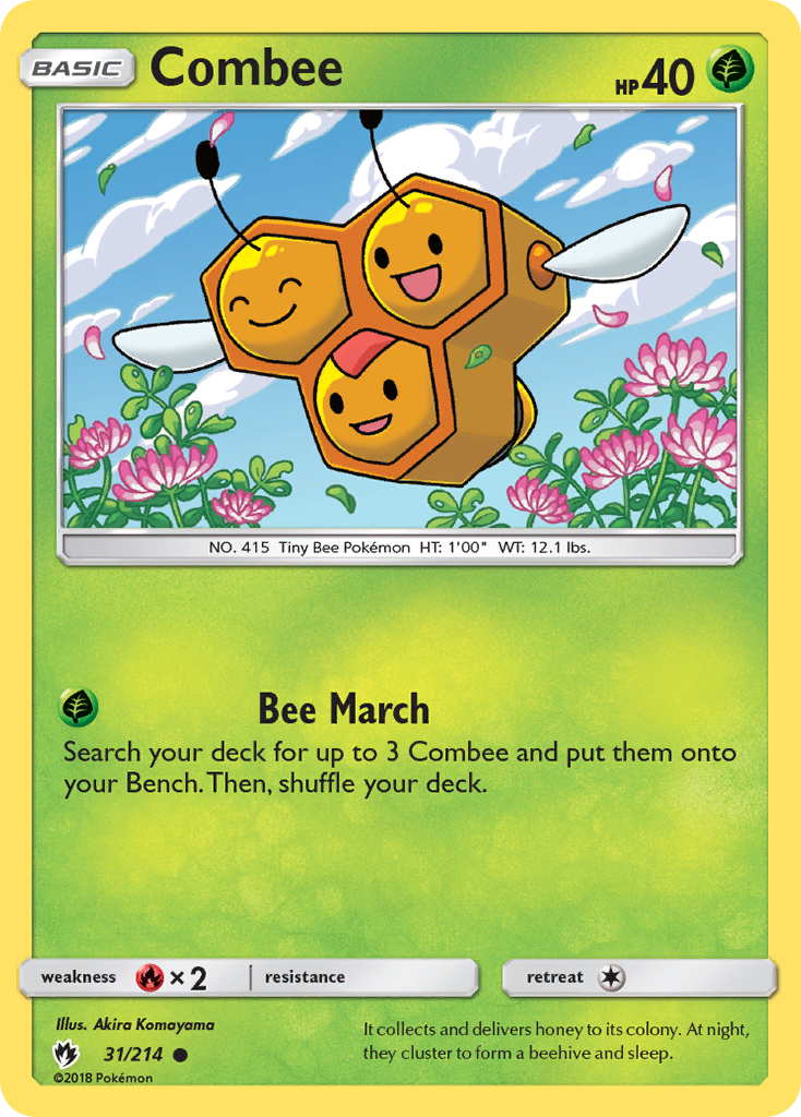 Combee (31/214) [Sun & Moon: Lost Thunder] | Deep Dive Games St. Marys