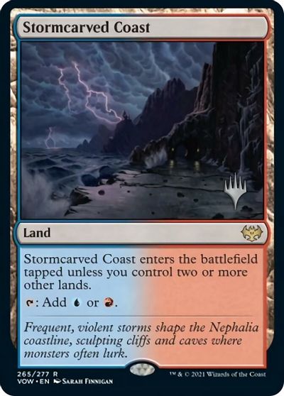 Stormcarved Coast (Promo Pack) [Innistrad: Crimson Vow Promos] | Deep Dive Games St. Marys