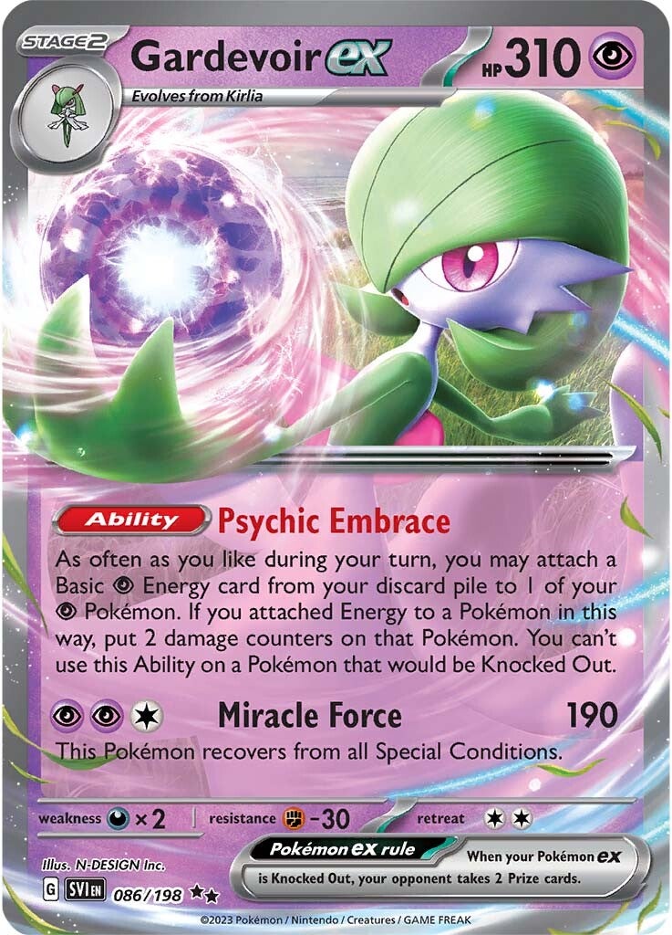 Gardevoir ex (086/198) [Scarlet & Violet: Base Set] | Deep Dive Games St. Marys