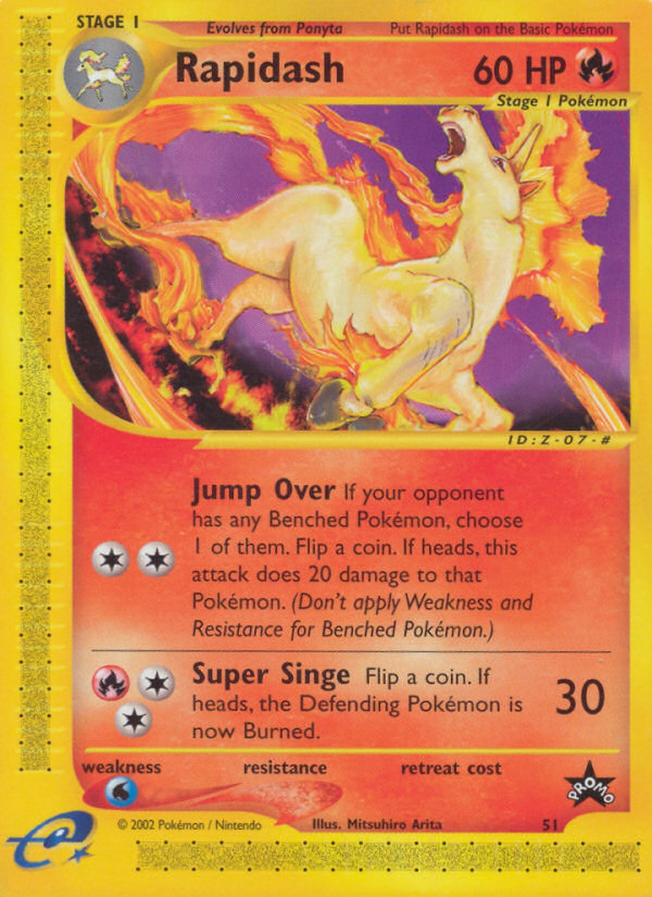 Rapidash (51) [Wizards of the Coast: Black Star Promos] | Deep Dive Games St. Marys