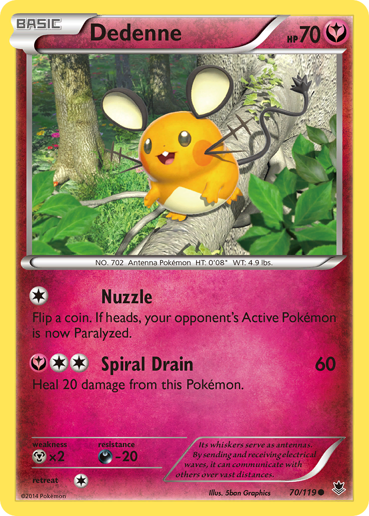 Dedenne (70/119) [XY: Phantom Forces] | Deep Dive Games St. Marys