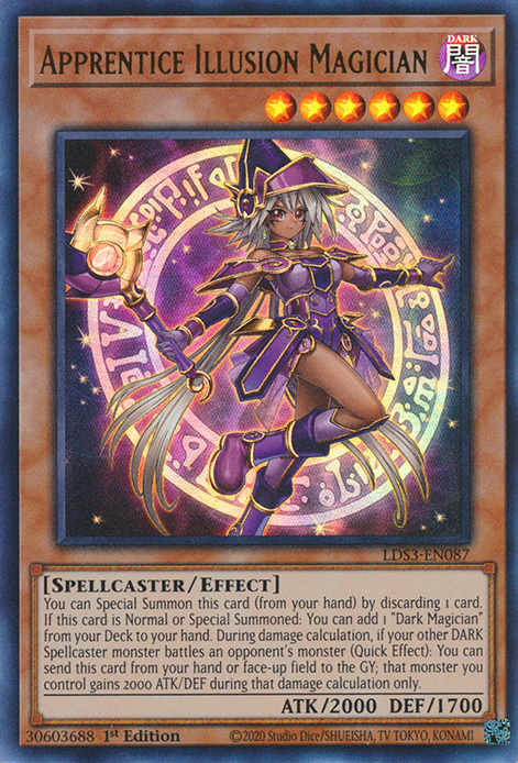 Apprentice Illusion Magician [LDS3-EN087] Ultra Rare | Deep Dive Games St. Marys