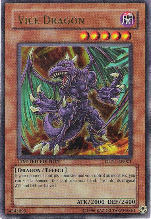 Vice Dragon (Promo) [DDY1-EN001] Ultra Rare | Deep Dive Games St. Marys