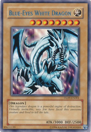 Blue-Eyes White Dragon (Silver) [DL09-EN001] Rare | Deep Dive Games St. Marys