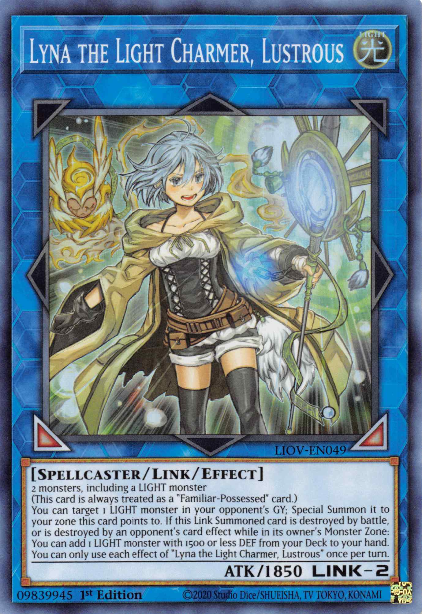 Lyna the Light Charmer, Lustrous [LIOV-EN049] Starlight Rare | Deep Dive Games St. Marys