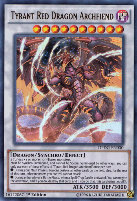 Tyrant Red Dragon Archfiend [DPDG-EN030] Ultra Rare | Deep Dive Games St. Marys