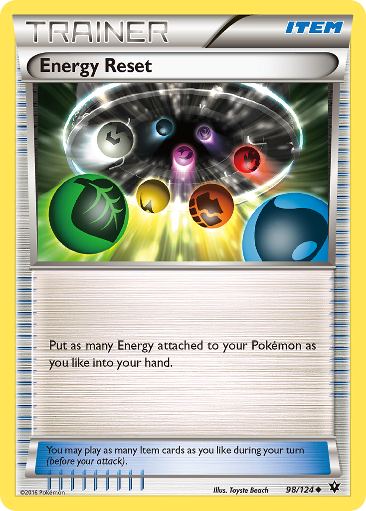 Energy Reset (98/124) [XY: Fates Collide] | Deep Dive Games St. Marys