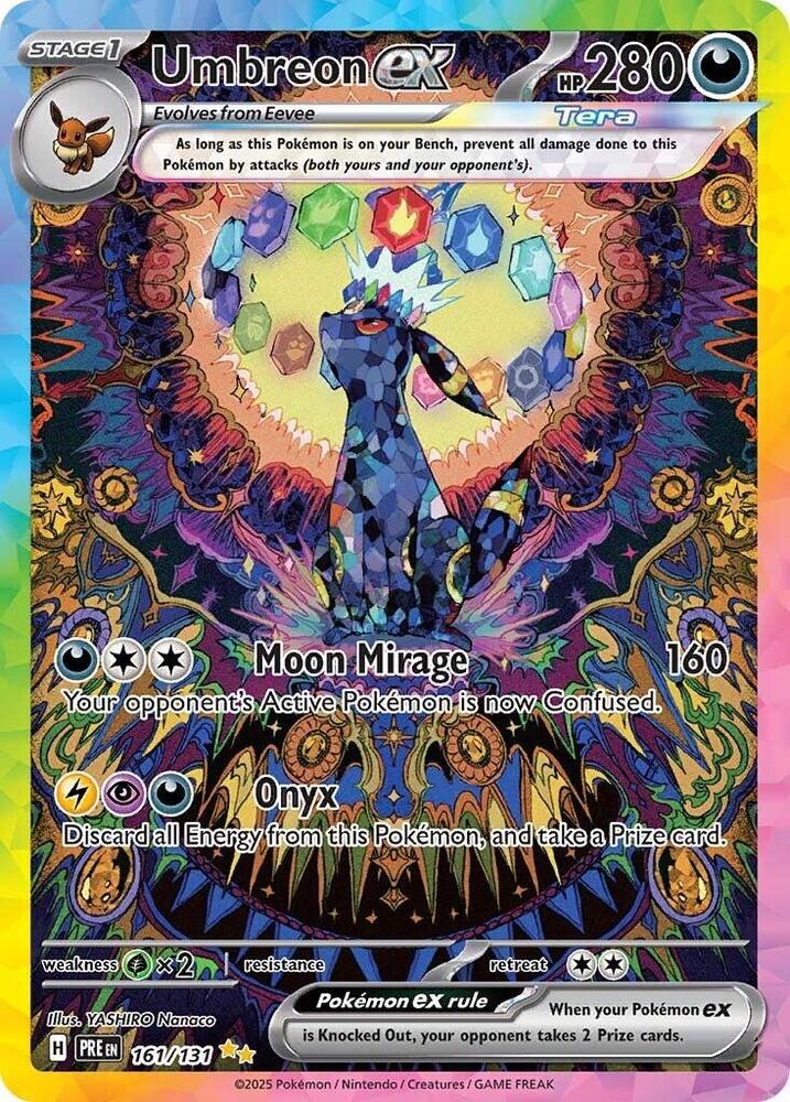 Umbreon ex (161/131) [Scarlet & Violet: Prismatic Evolutions] | Deep Dive Games St. Marys