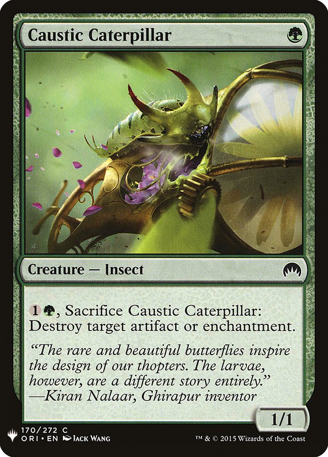 Caustic Caterpillar [Mystery Booster] | Deep Dive Games St. Marys