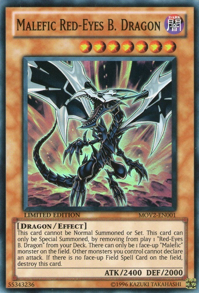 Malefic Red-Eyes B. Dragon [MOV2-EN001] Super Rare | Deep Dive Games St. Marys