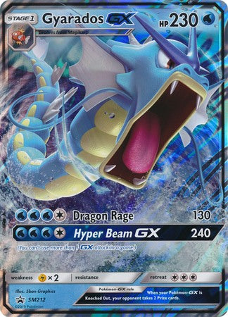 Gyarados GX (SM212) (Jumbo Card) [Sun & Moon: Black Star Promos] | Deep Dive Games St. Marys