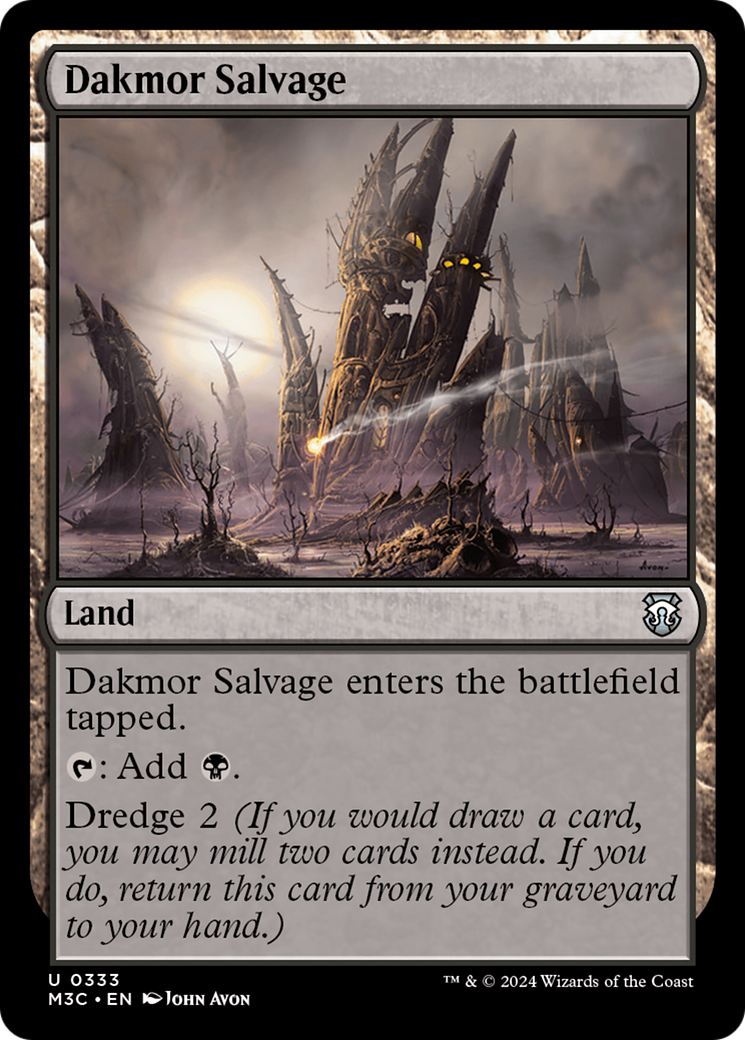 Dakmor Salvage (Ripple Foil) [Modern Horizons 3 Commander] | Deep Dive Games St. Marys