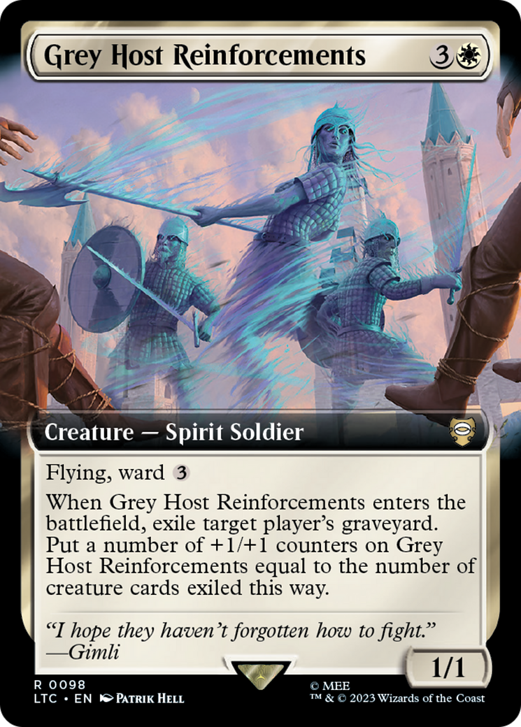 Grey Host Reinforcements (Extended Art) [The Lord of the Rings: Tales of Middle-Earth Commander] | Deep Dive Games St. Marys