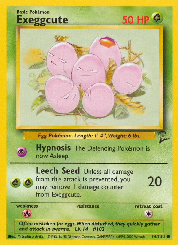 Exeggcute (74/130) [Base Set 2] | Deep Dive Games St. Marys