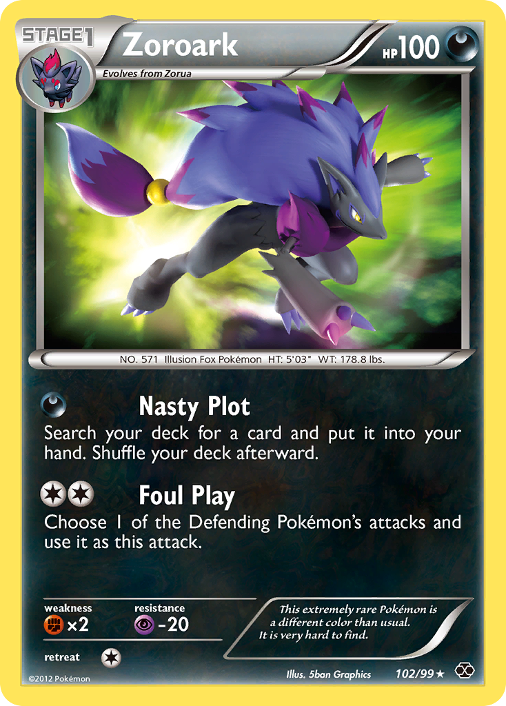 Zoroark (102/99) [Black & White: Next Destinies] | Deep Dive Games St. Marys