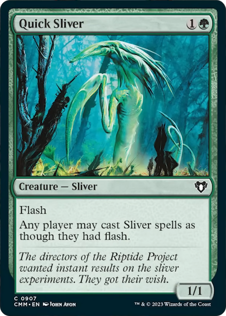 Quick Sliver [Commander Masters] | Deep Dive Games St. Marys