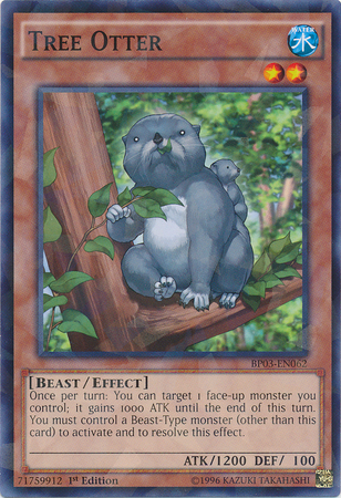 Tree Otter [BP03-EN062] Shatterfoil Rare | Deep Dive Games St. Marys