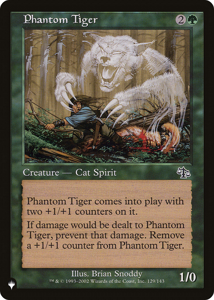 Phantom Tiger [The List Reprints] | Deep Dive Games St. Marys