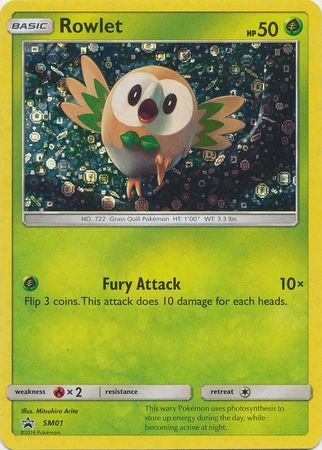 Rowlet (SM01) (General Mills Promo) [Sun & Moon: Black Star Promos] | Deep Dive Games St. Marys