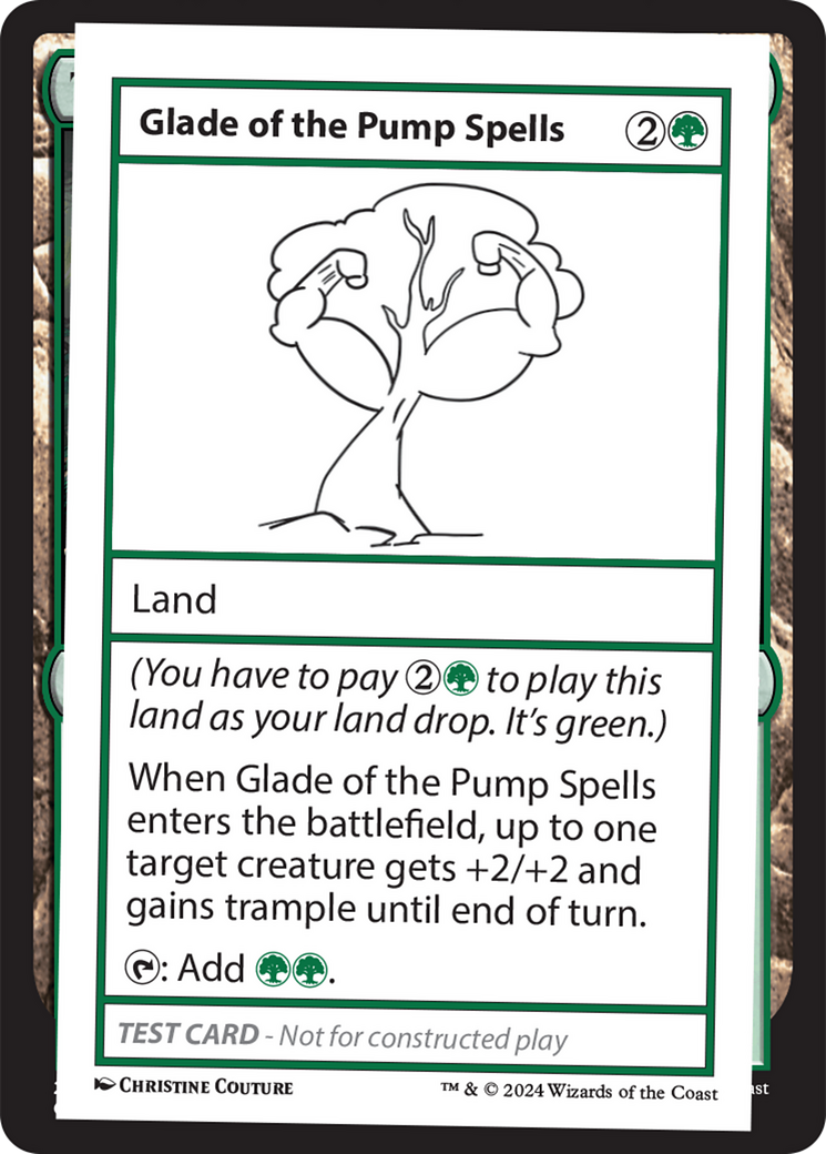 Glade of the Pump Spells [Mystery Booster 2 Playtest Cards] | Deep Dive Games St. Marys