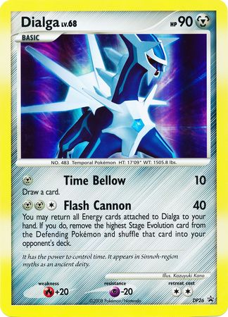 Dialga (DP26) (Jumbo Card) [Diamond & Pearl: Black Star Promos] | Deep Dive Games St. Marys