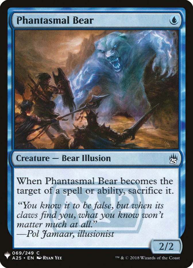 Phantasmal Bear [Mystery Booster] | Deep Dive Games St. Marys
