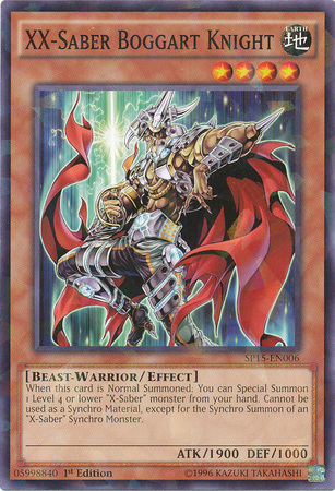 XX-Saber Boggart Knight [SP15-EN006] Shatterfoil Rare | Deep Dive Games St. Marys