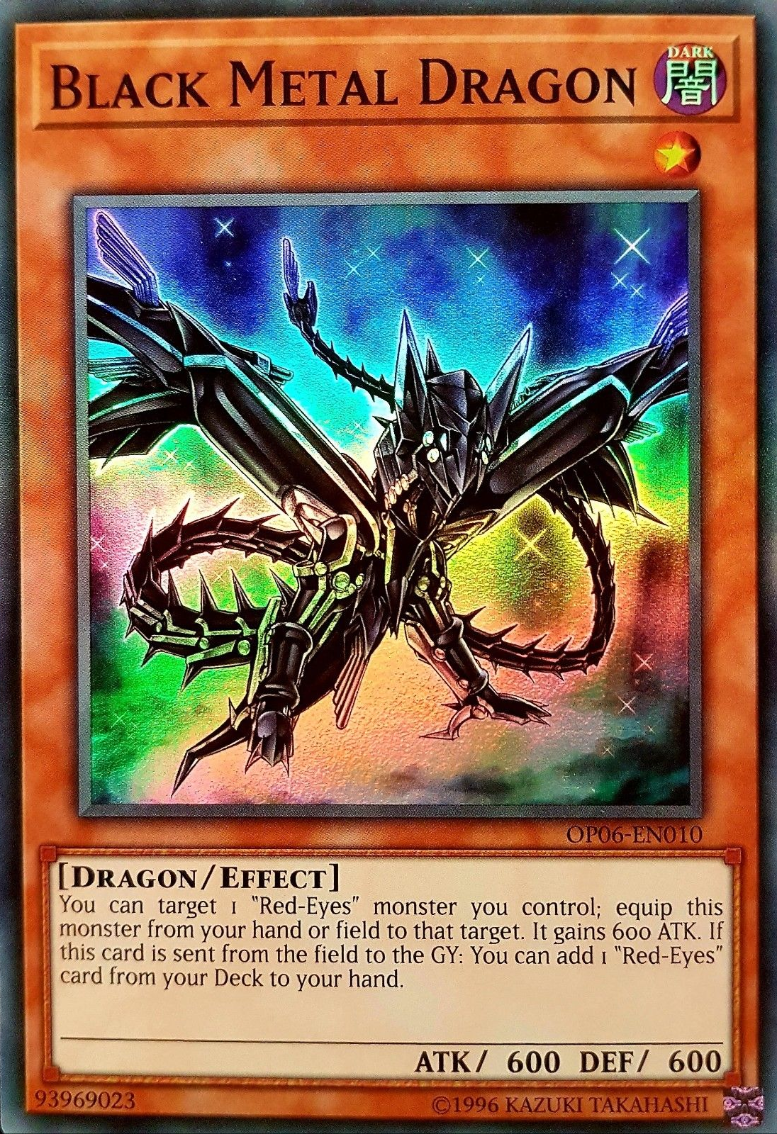 Black Metal Dragon [OP06-EN010] Super Rare | Deep Dive Games St. Marys